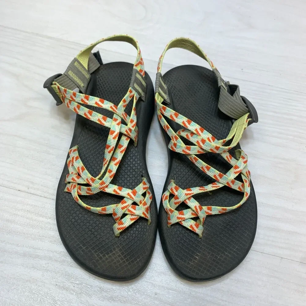 Chaco ZX/2 Classic Hiking Sandal Womens Size 8 Prism Yellow Sport Water Athletic